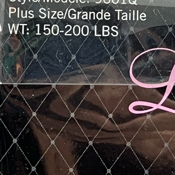 Leg Avenue Nylon Fishnet Pantyhose, Red Plus Size - Picture 7 of 9